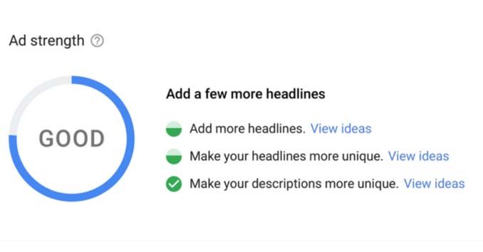 Google Ad Strength